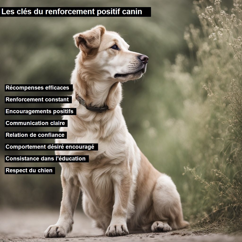 renforcement positif chien education canine avec des attentions bienveillantes