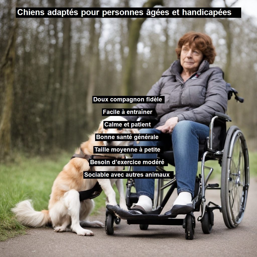 Trouvez le compagnon parfait pour un senior ou une personne à mobilité réduite grâce à notre guide complet. Découvrez les critères essentiels, les races recommandées et comment faciliter l'adaptation avec des éducateurs canins spécialisés.